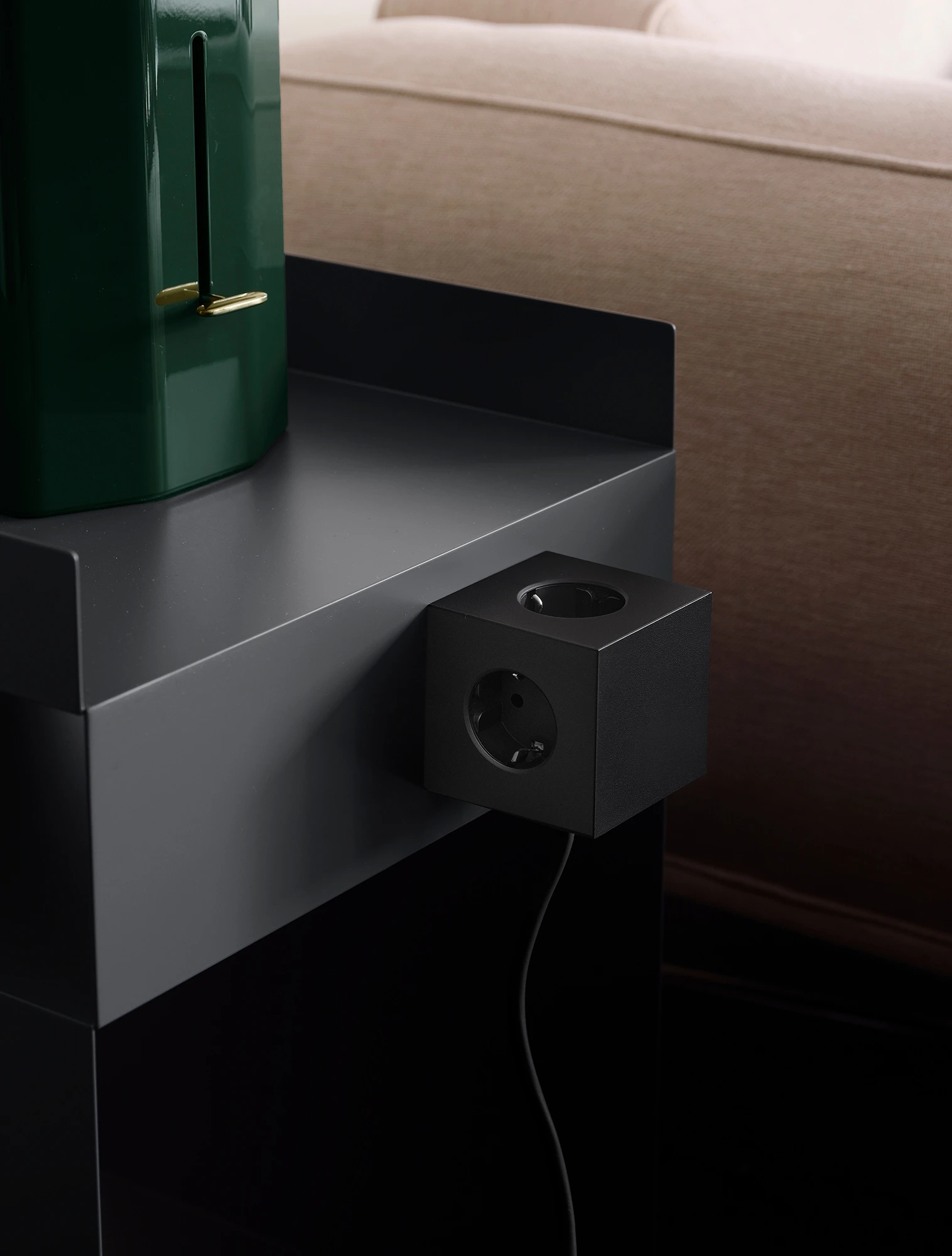 Удлинитель Square One с USB-C и 3 розетками, 1,8 м