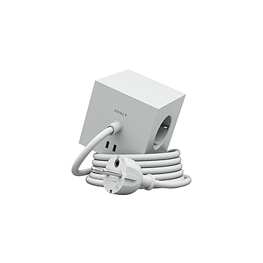 Удлинитель Square One с USB-C и 3 розетками, 1,8 м