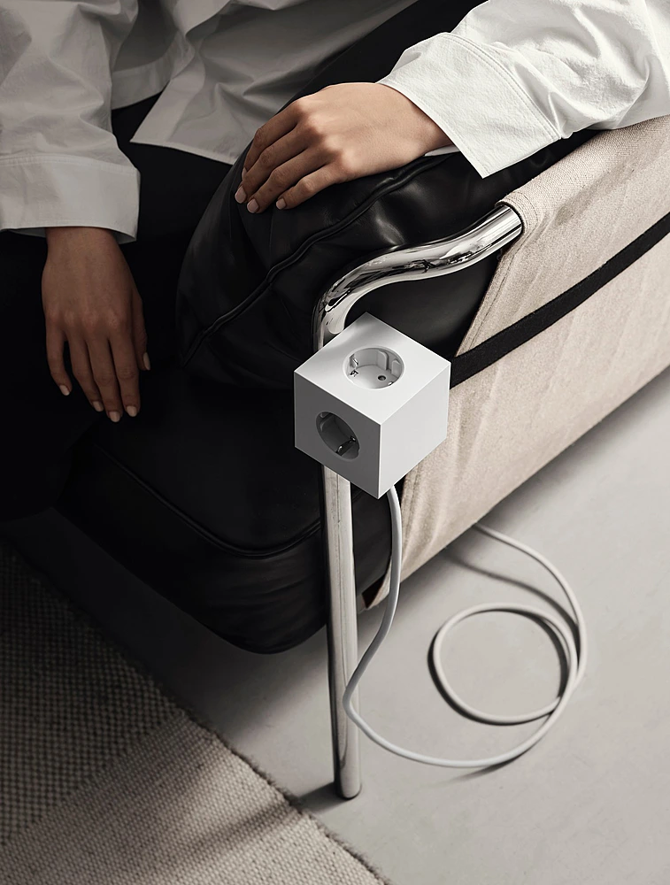 Удлинитель Square One с USB-C и 3 розетками, 1,8 м от Avolt