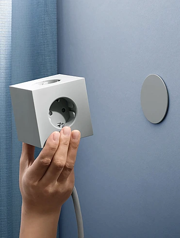 Удлинитель Square One с USB-C и 3 розетками, 1,8 м