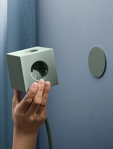 Удлинитель Square One с USB-C и 3 розетками, 1,8 м