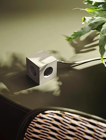 Удлинитель Square One с USB-C и 3 розетками, 1,8 м