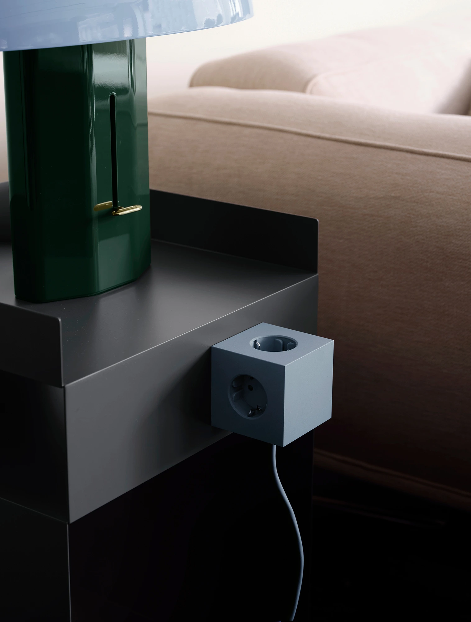 Удлинитель Square One с USB-C и 3 розетками, 1,8 м