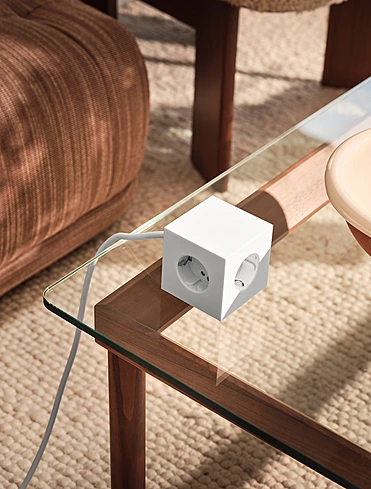 Удлинитель Square One с USB-C и 3 розетками, 1,8 м
