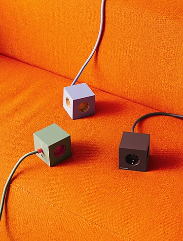 Удлинитель Square One с USB-C и 3 розетками, 1,8 м