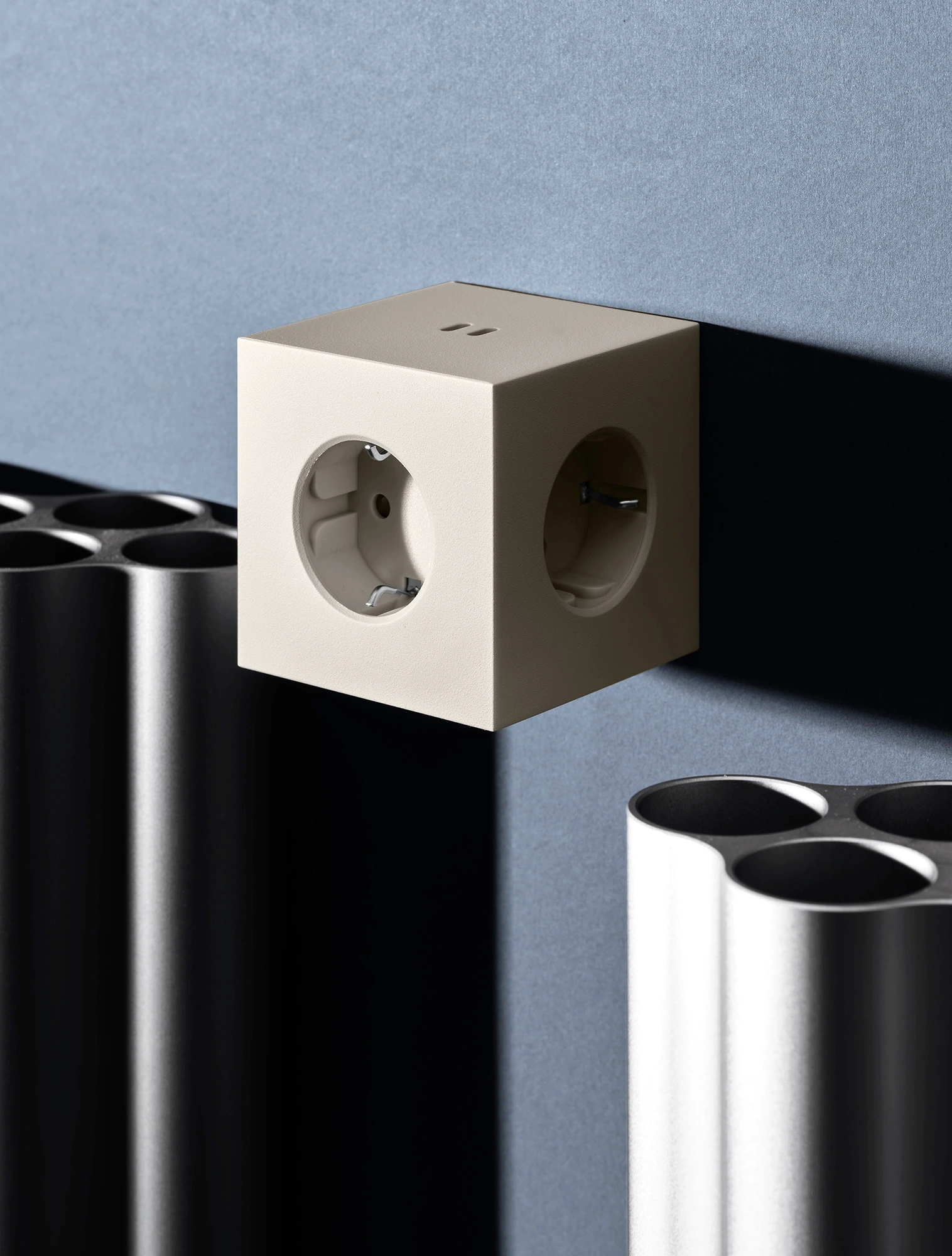 Разветвитель Square Two с USB-C и 3 розетками, 7,5х7,5 см