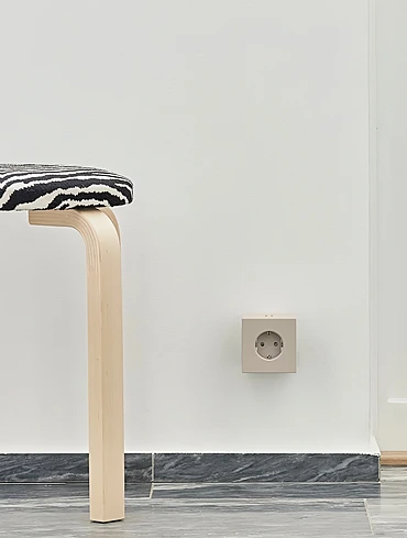 Разветвитель Square Two с USB-C и 3 розетками, 7,5х7,5 см