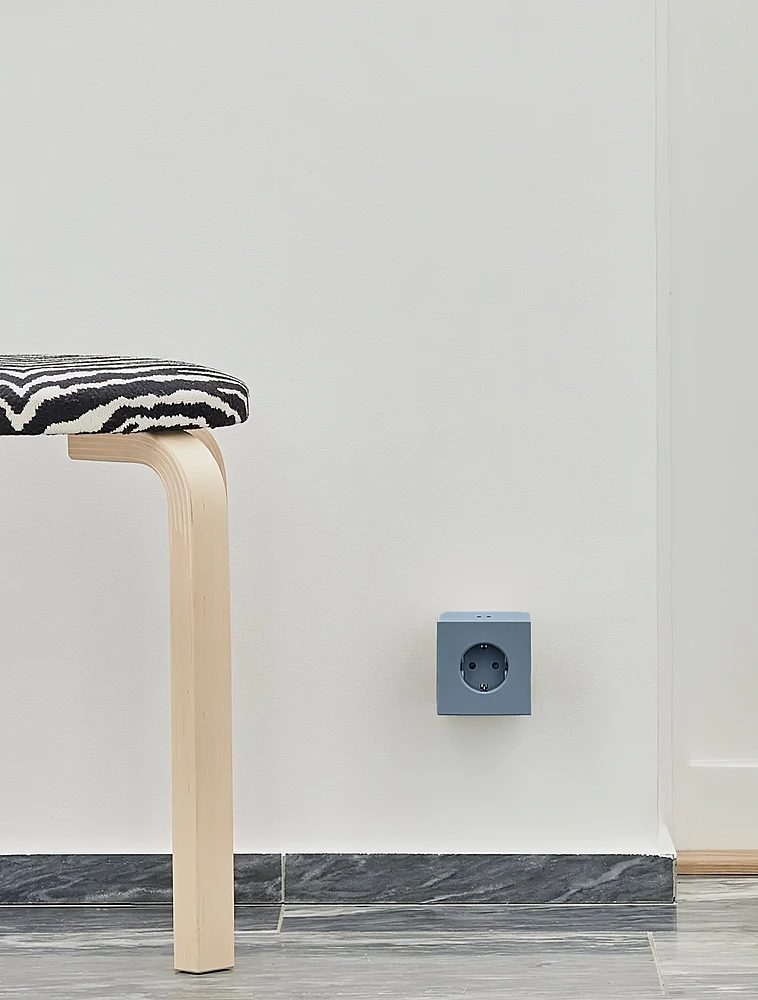 Разветвитель Square Two с USB-C и 3 розетками, 7,5х7,5 см от Avolt