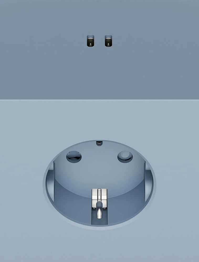 Разветвитель Square Two с USB-C и 3 розетками, 7,5х7,5 см от Avolt