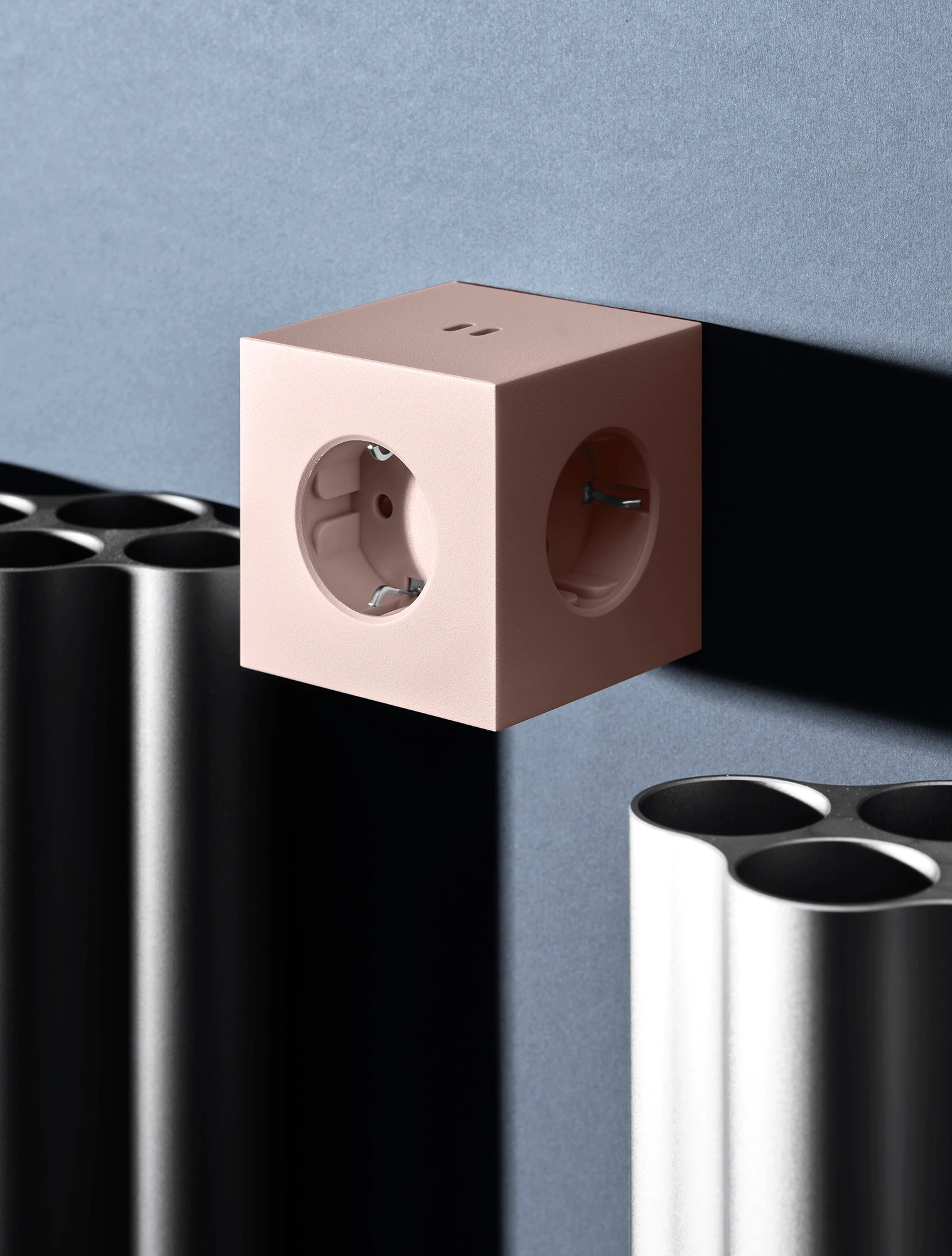 Разветвитель Square Two с USB-C и 3 розетками, 7,5х7,5 см