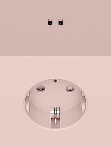 Разветвитель Square Two с USB-C и 3 розетками, 7,5х7,5 см