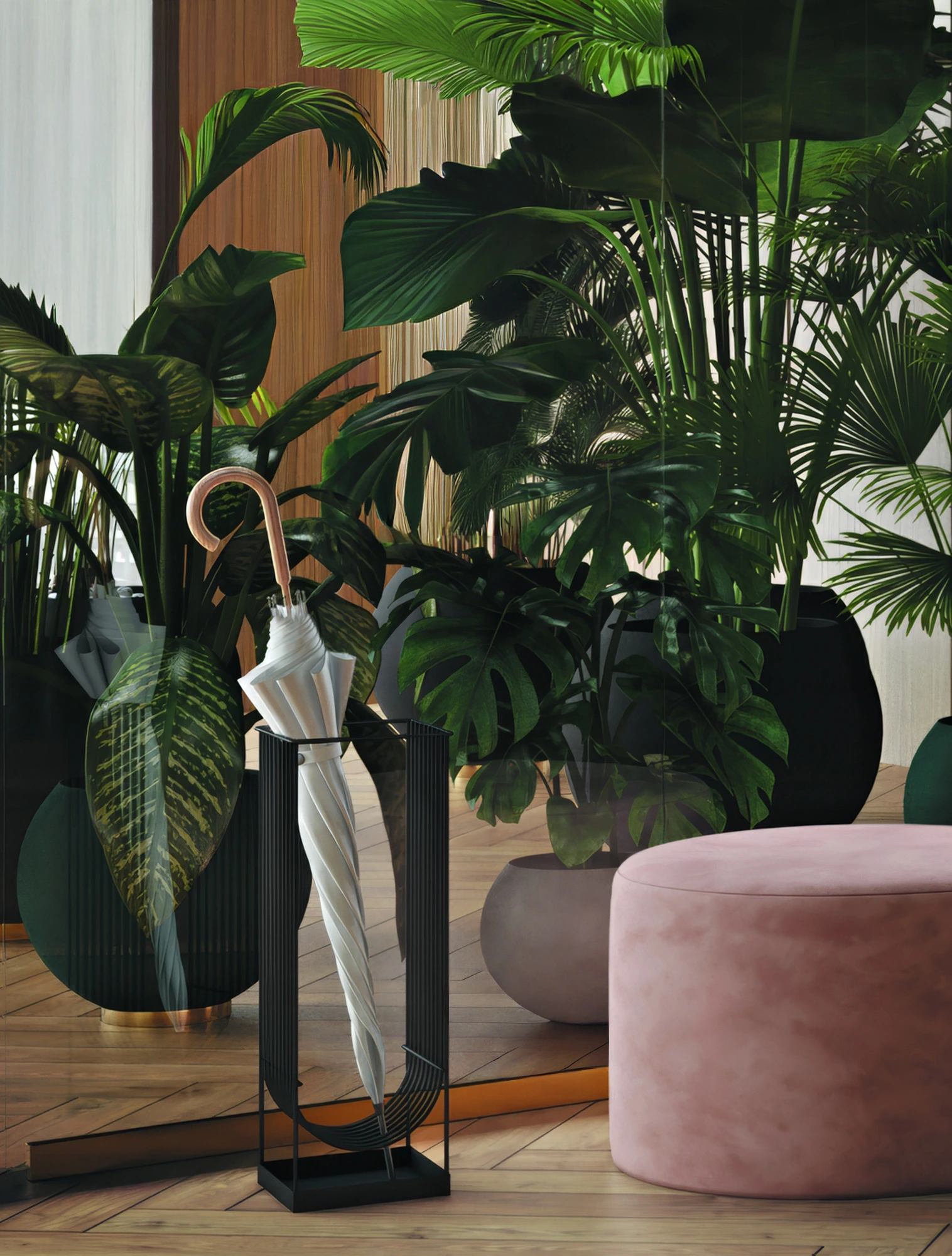 Напольная подставка для зонтов Curva, 56 см