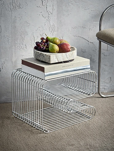 Журнальный стол со съёмным подносом Curva, 33x32,5x43,5 см