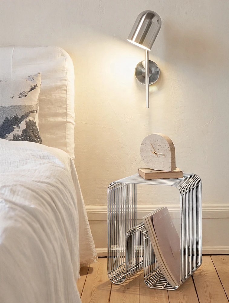 Журнальный стол со съёмным подносом Curva, 33x32,5x43,5 см от AYTM