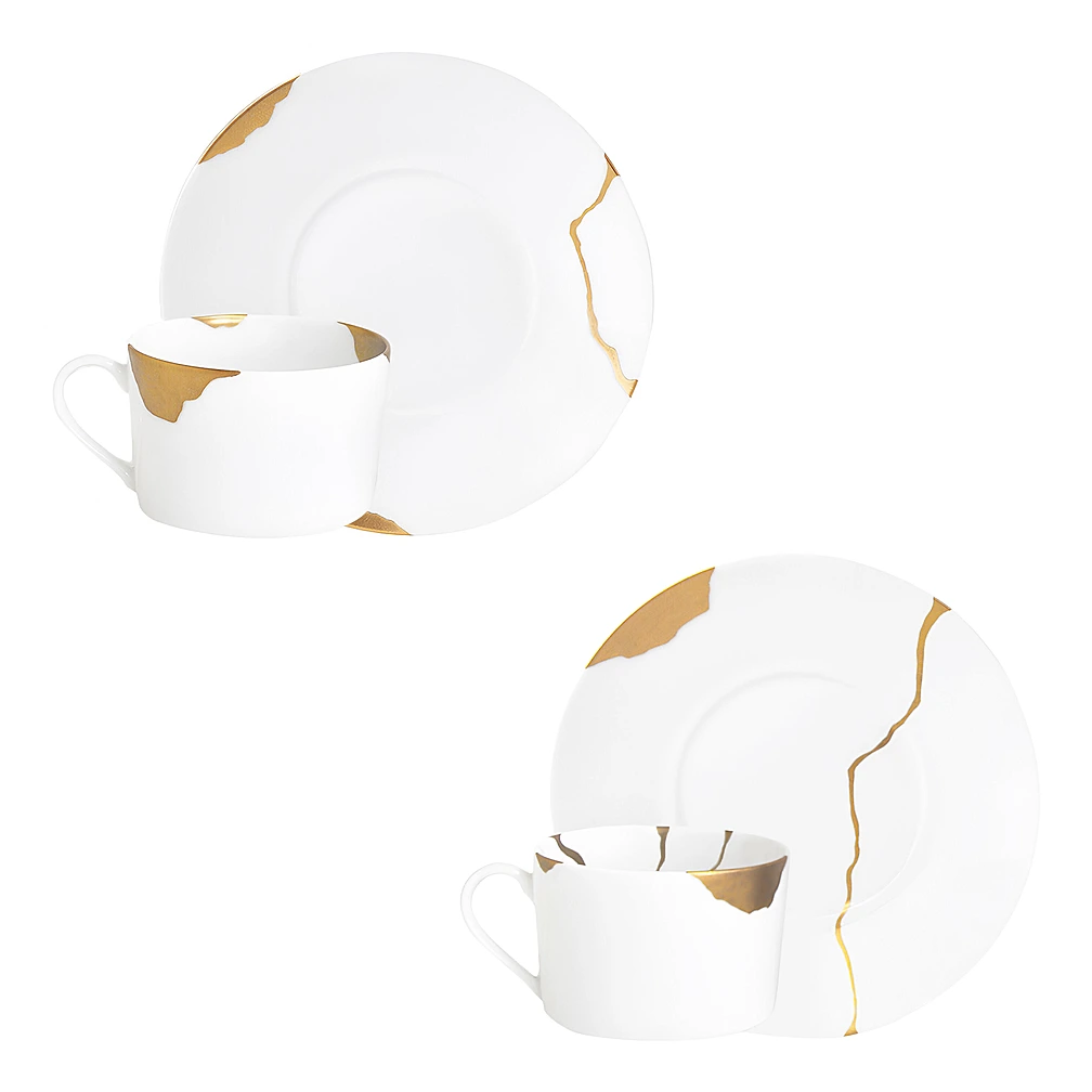 Набор из 2 чайных пар Kintsugi, 250 мл от Bernardaud