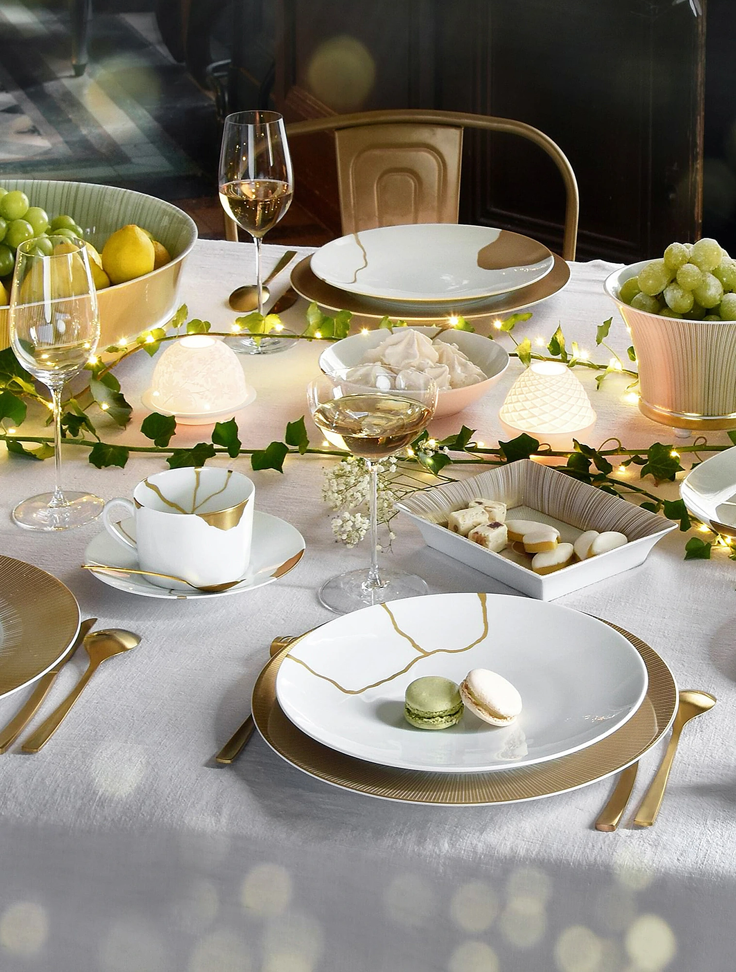 Набор из 2 чайных пар Kintsugi, 250 мл