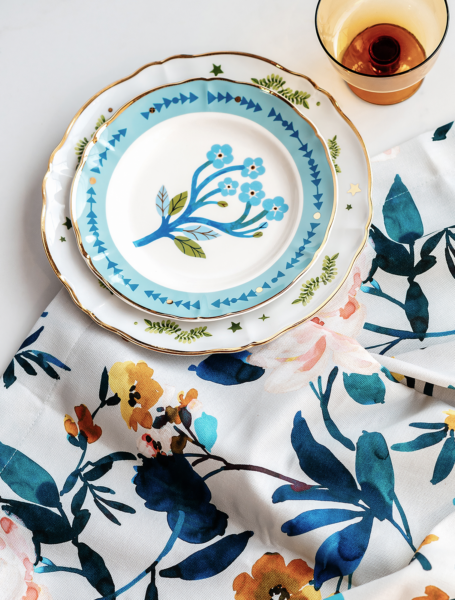 Закусочная тарелка Botanica, 20,5 см от Bitossi Home