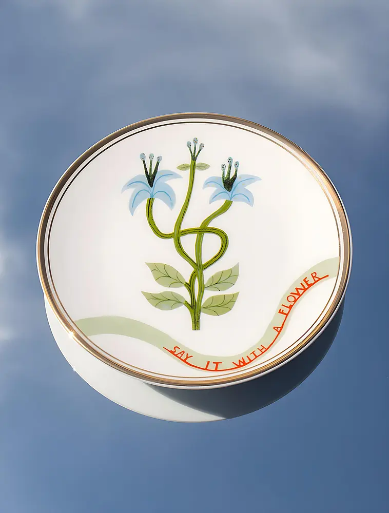 Пирожковая тарелка Botanica, 15 см от Bitossi Home