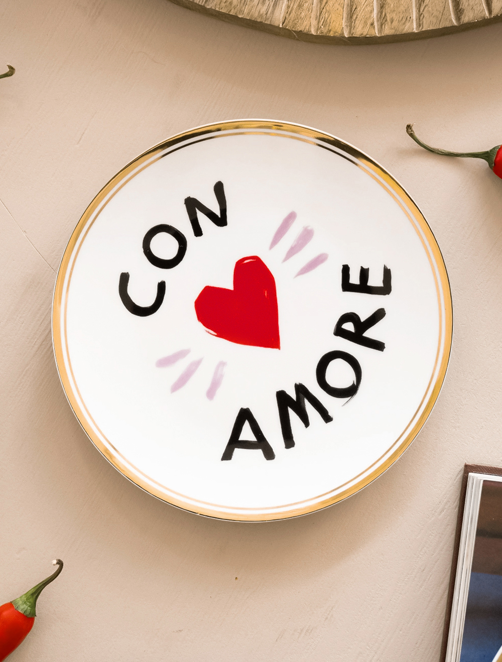 Пирожковая тарелка Con Amore, 17 см от Bitossi Home