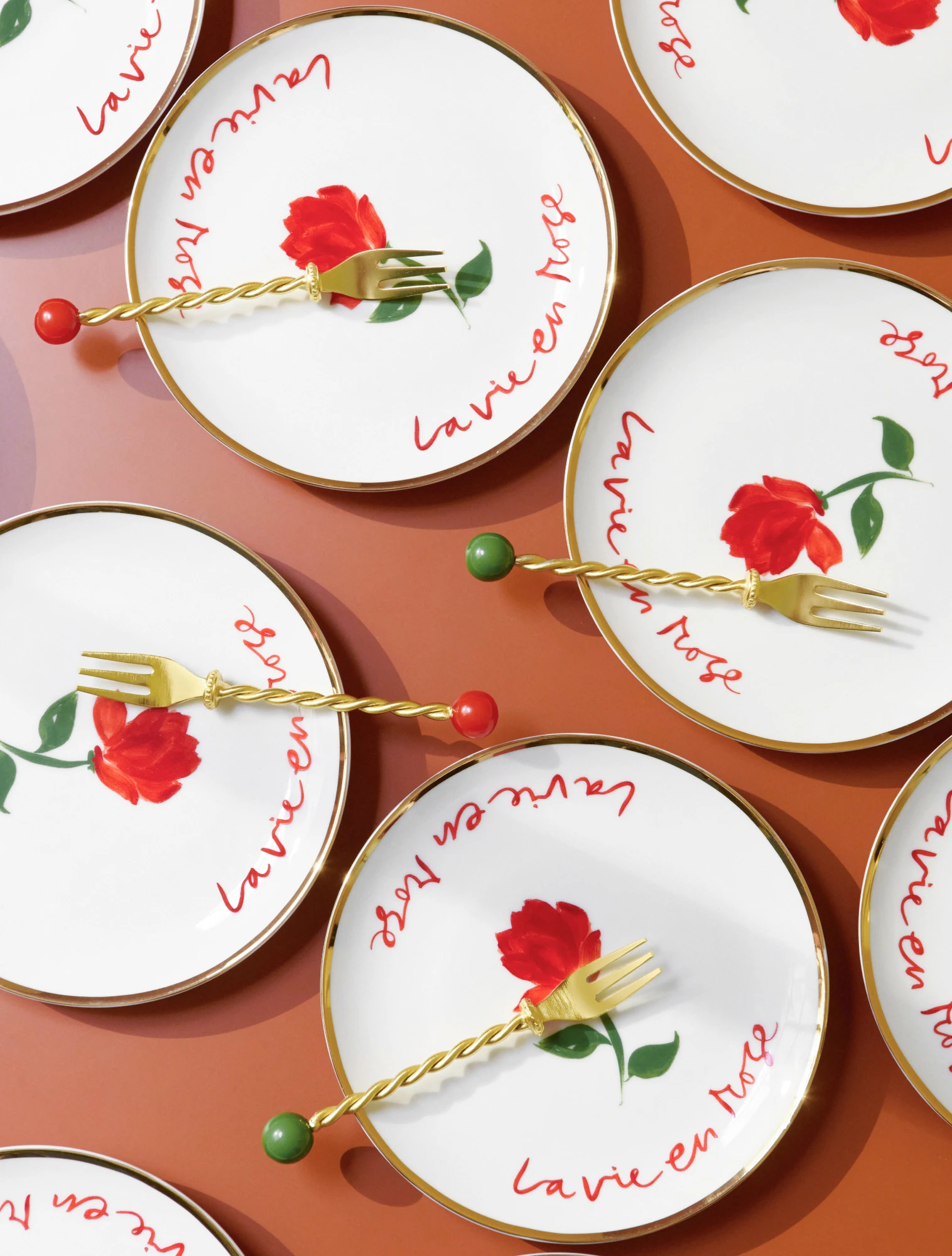 Пирожковая тарелка La Vie en Rose, 17 см