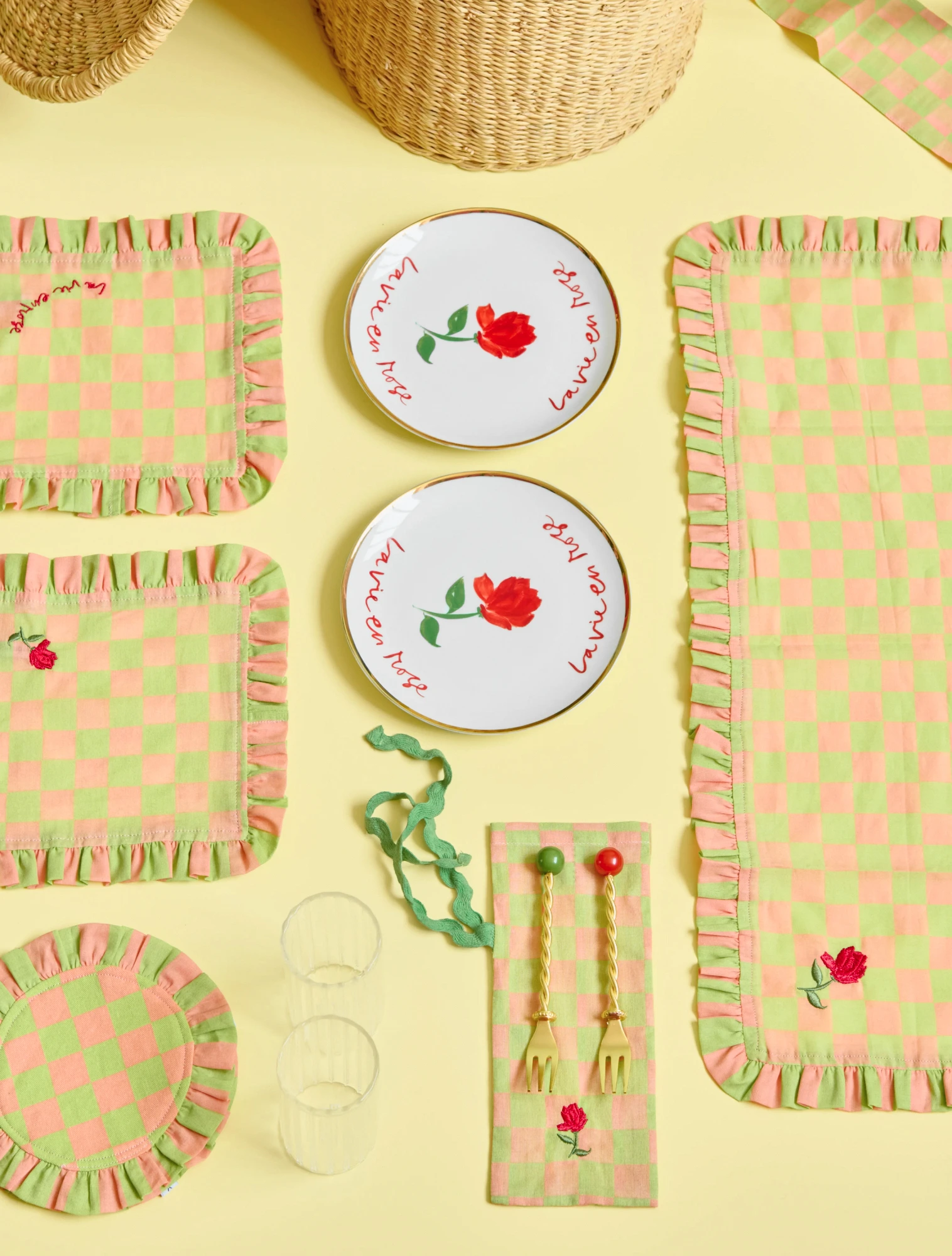 Пирожковая тарелка La Vie en Rose, 17 см