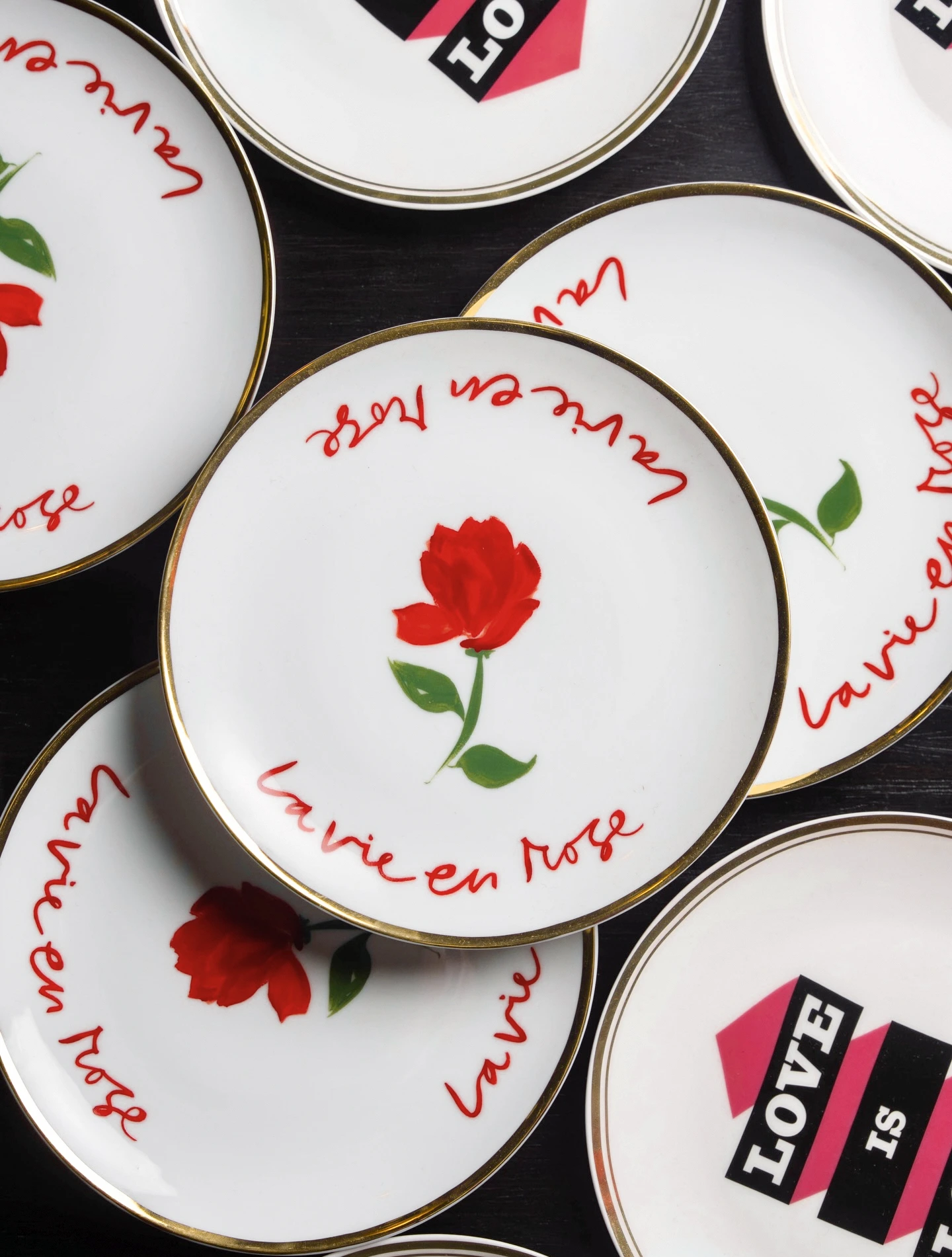 Пирожковая тарелка La Vie en Rose, 17 см