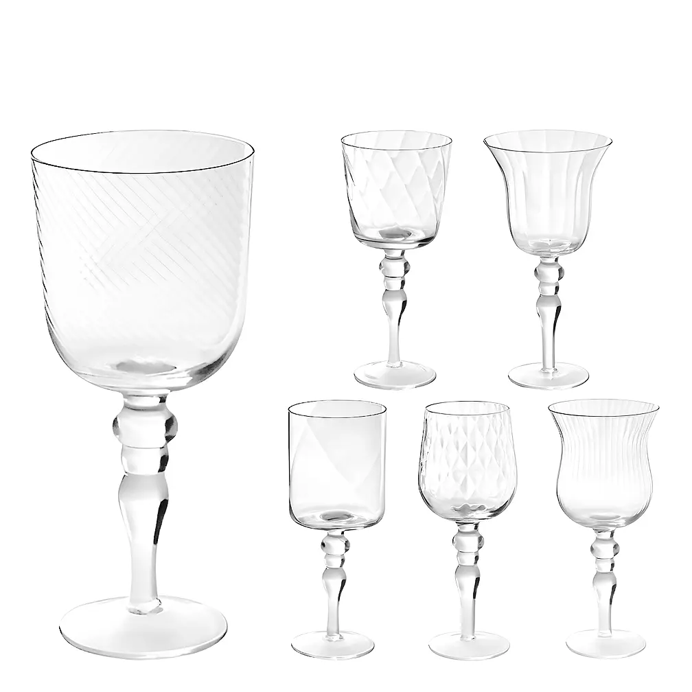 Набор из 6 бокалов для белого вина Diseguale Clear от Bitossi Home