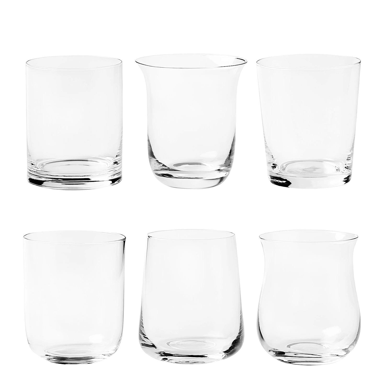 Набор из 6 стаканов для воды Diseguale Clear