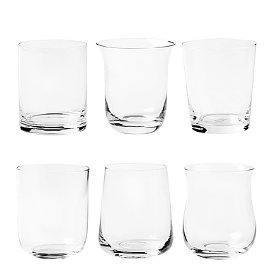 Набор из 6 стаканов для воды Diseguale Clear