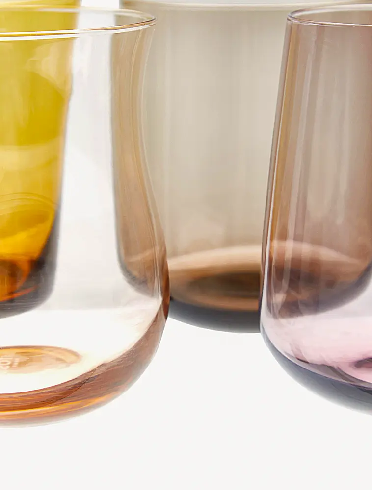 Набор из 6 стаканов для воды Diseguale Amber/Pink от Bitossi Home