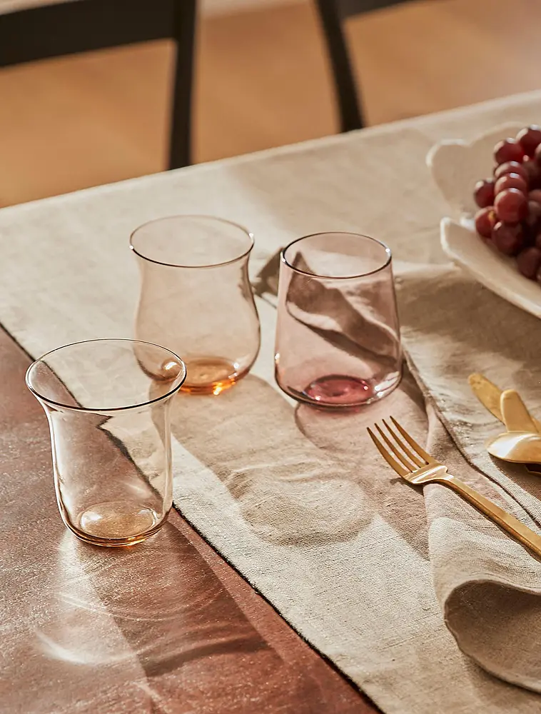 Набор из 6 стаканов для воды Diseguale Amber/Pink от Bitossi Home