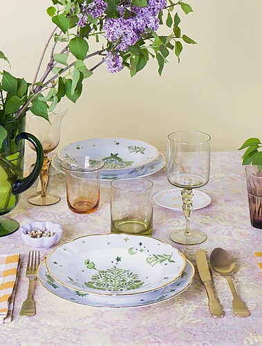 Набор из 6 стаканов для воды Diseguale Amber/Pink