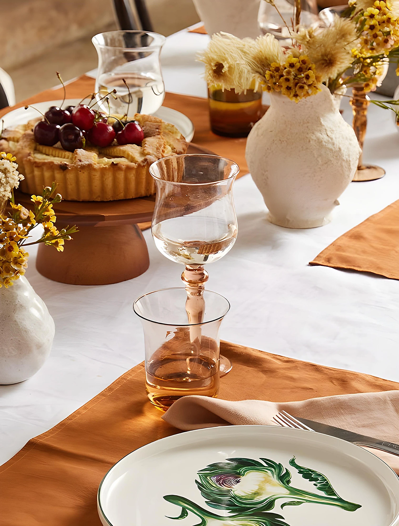 Набор из 6 бокалов для белого вина Diseguale Amber/Pink