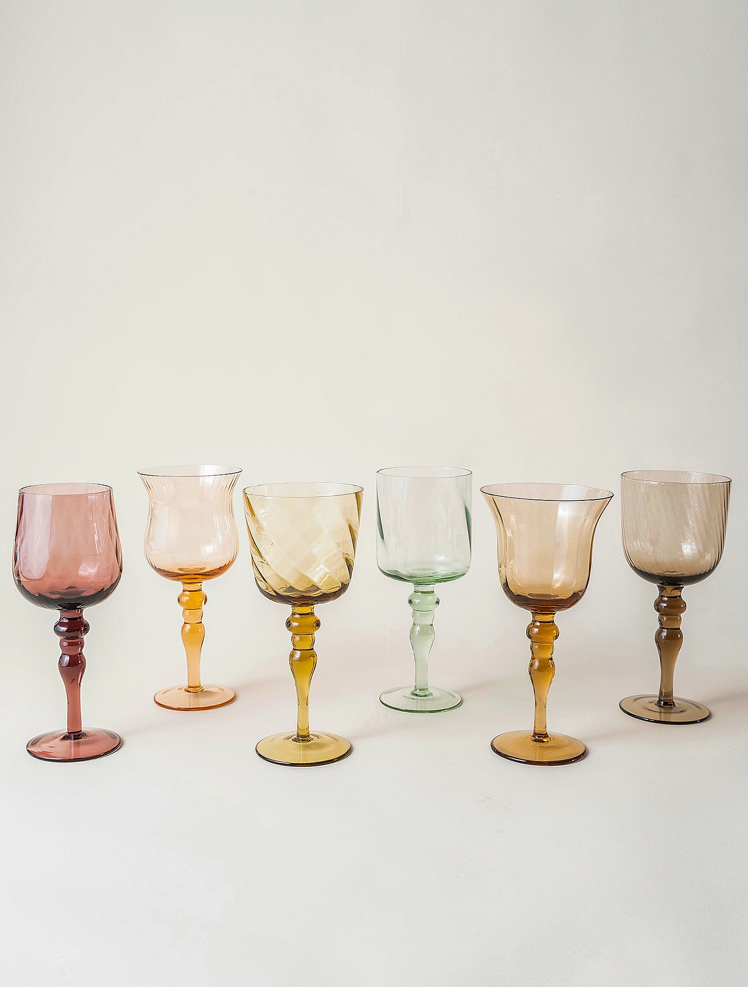 Набор из 6 бокалов для красного вина Diseguale Amber/Pink