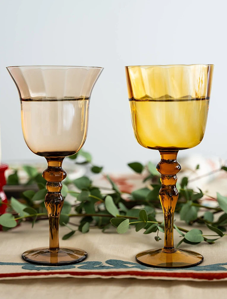 Набор из 6 бокалов для красного вина Diseguale Amber/Pink от Bitossi Home