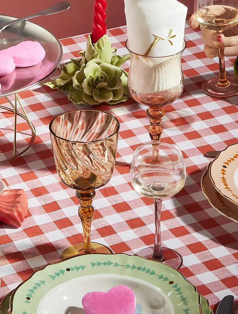 Набор из 6 бокалов для красного вина Diseguale Amber/Pink от Bitossi Home