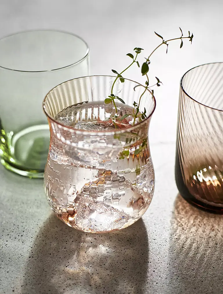 Набор из 6 стаканов для воды Diseguale Amber/Pink от Bitossi Home