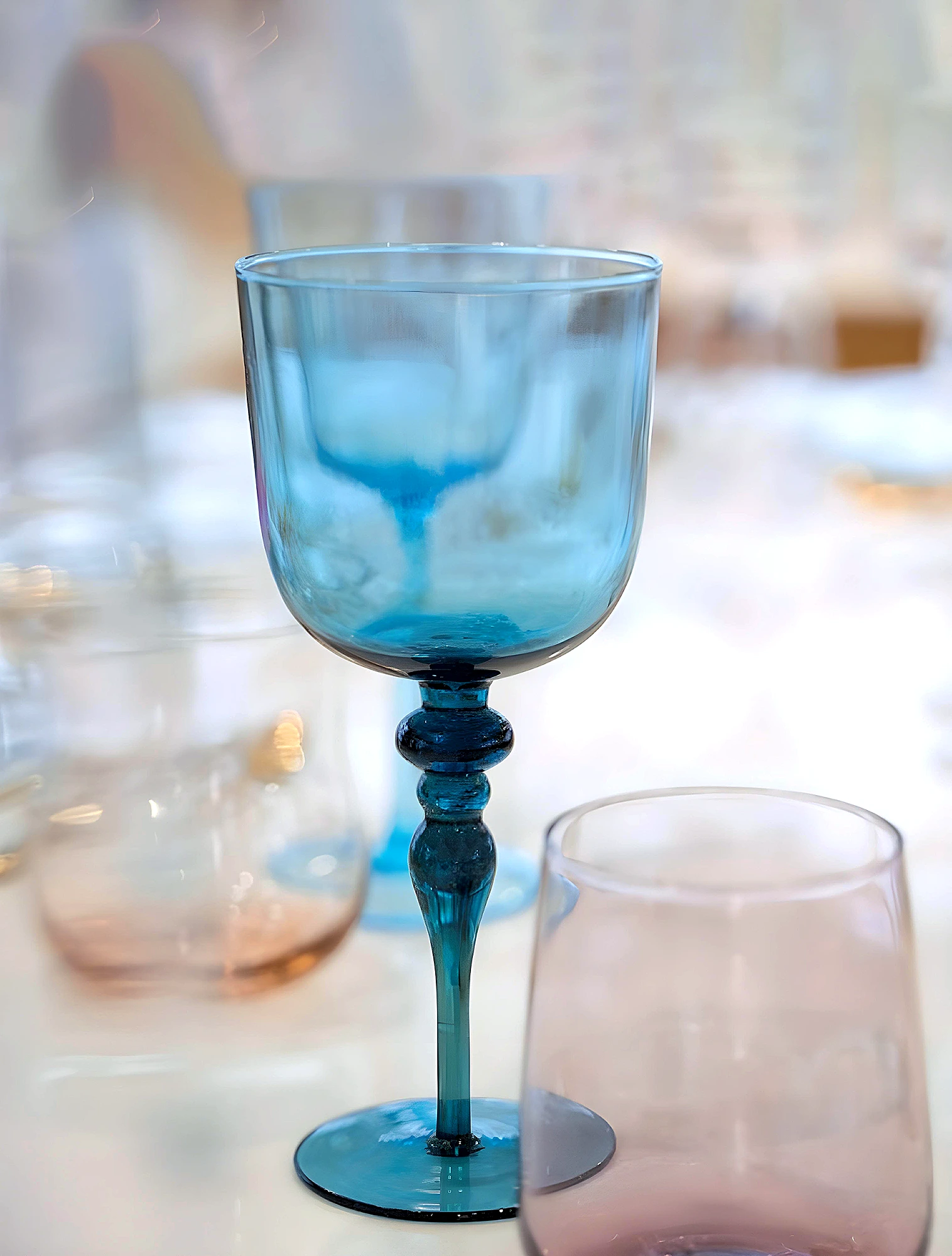 Набор из 6 бокалов для белого вина Diseguale Blue/Green