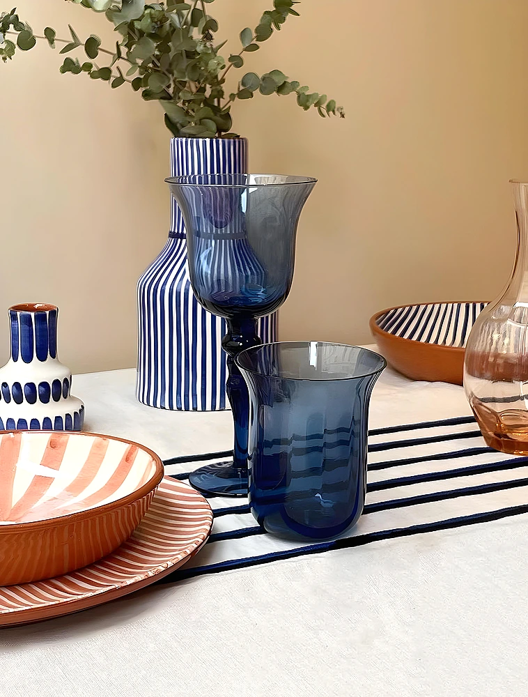 Набор из 6 бокалов для белого вина Diseguale Blue/Green от Bitossi Home