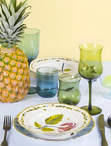 Набор из 6 стаканов для воды Diseguale Blue/Green