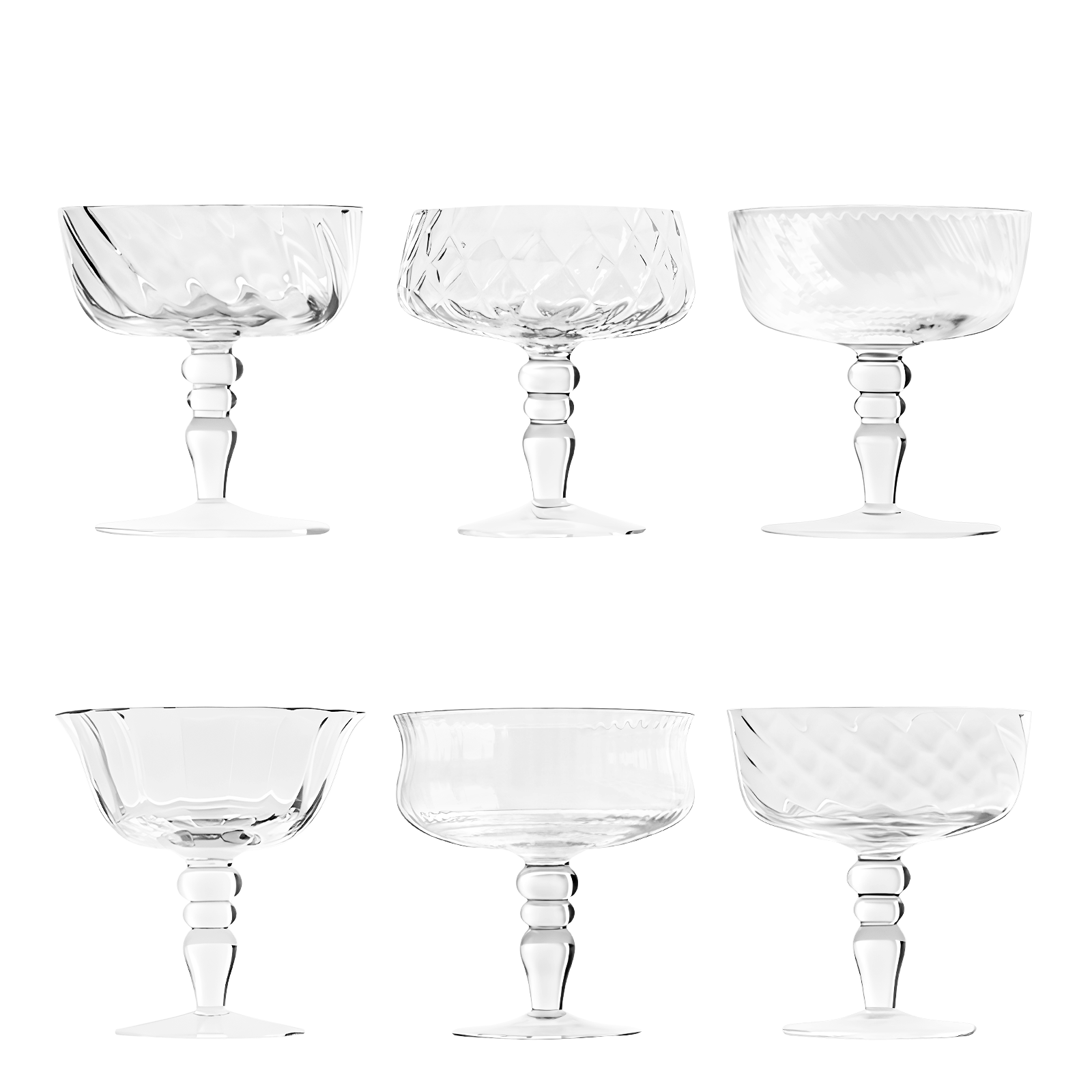 Набор из 6 креманок Diseguale Clear от Bitossi Home