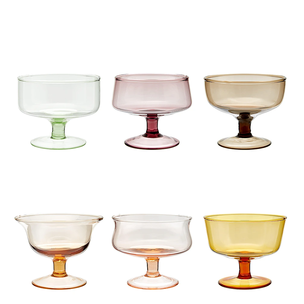 Набор из 6 креманок Diseguale Amber/Pink от Bitossi Home