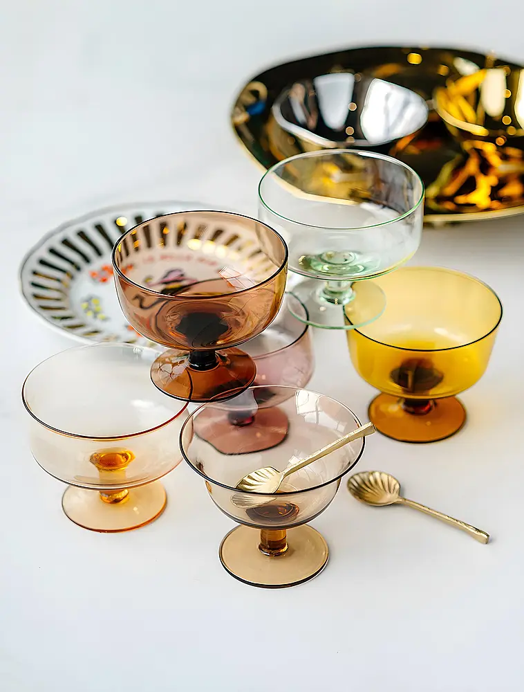 Набор из 6 креманок Diseguale Amber/Pink от Bitossi Home