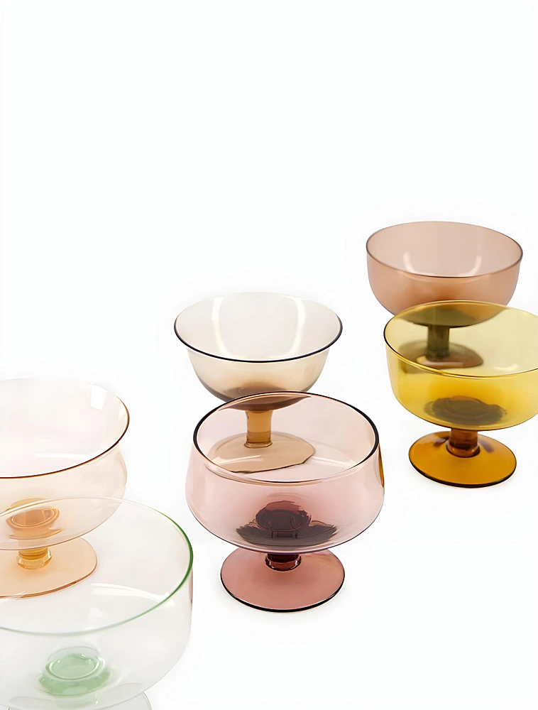 Набор из 6 креманок Diseguale Amber/Pink от Bitossi Home