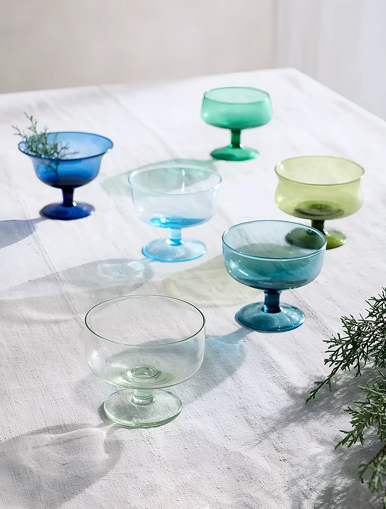 Набор из 6 креманок Diseguale Blue/Green от Bitossi Home