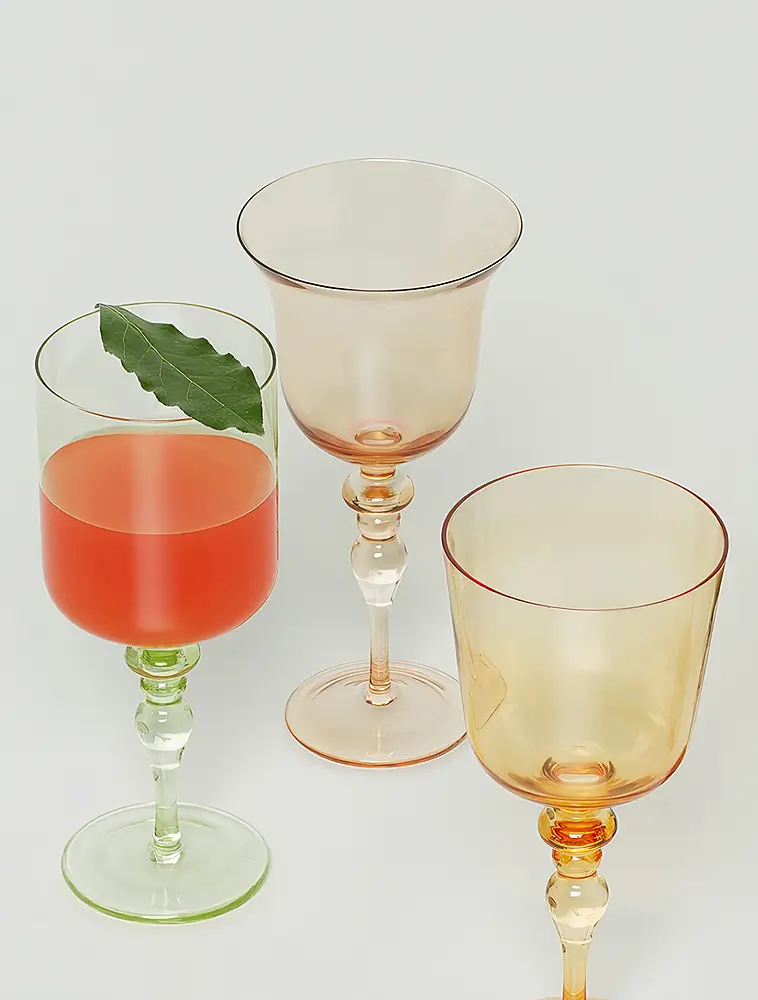 Бокал для белого вина Diseguale Amber/Pink, 350 мл от Bitossi Home