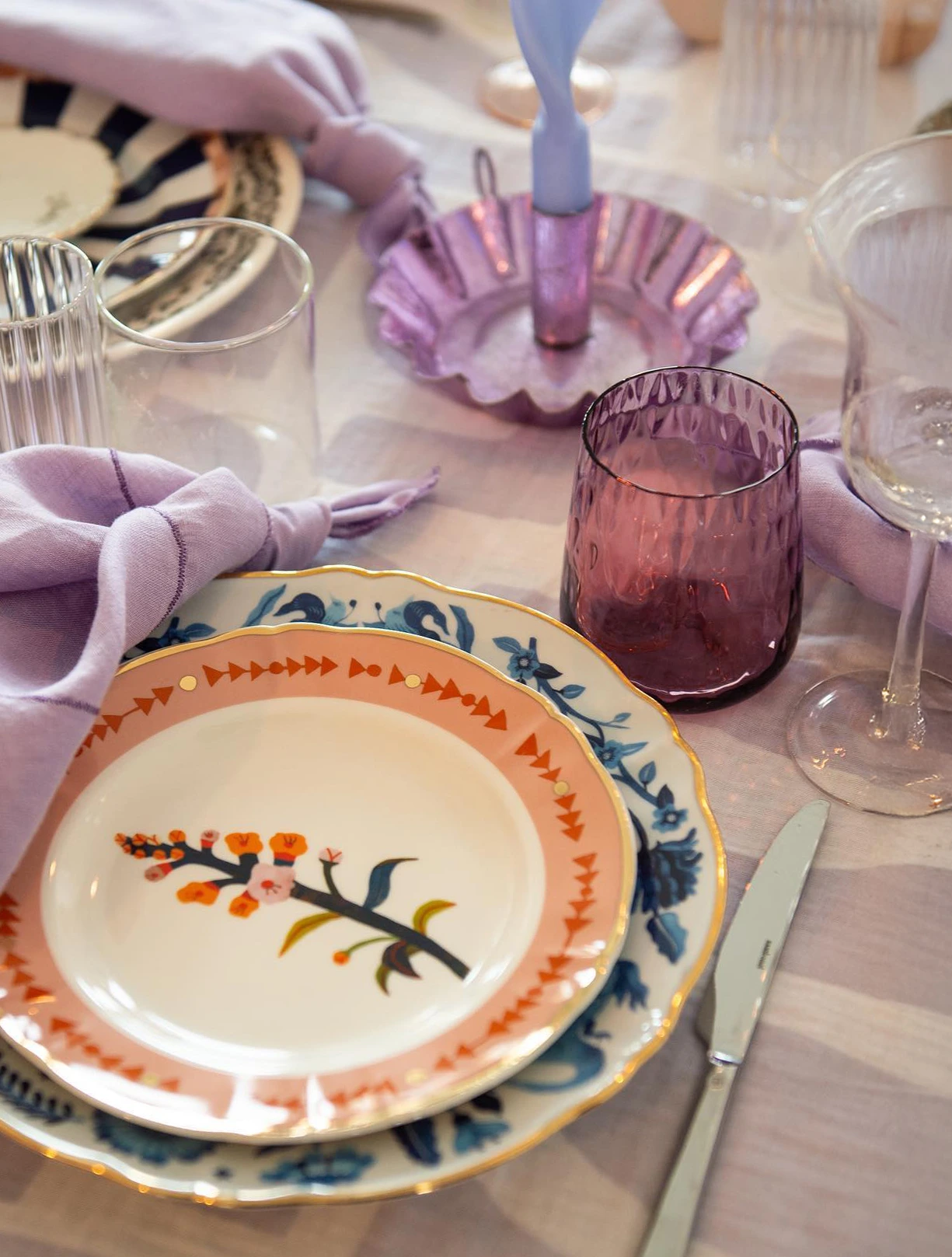 Стакан для воды Diseguale Amber/Pink