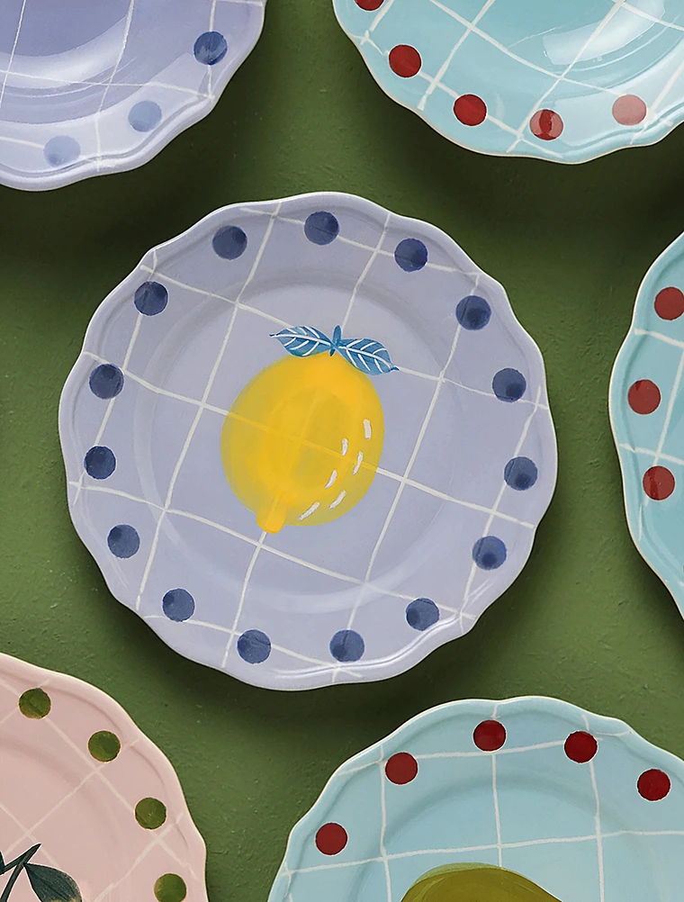 Закусочная тарелка Quadri, 22,5 см от Bitossi Home