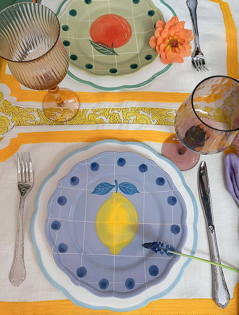 Закусочная тарелка Quadri, 22,5 см от Bitossi Home