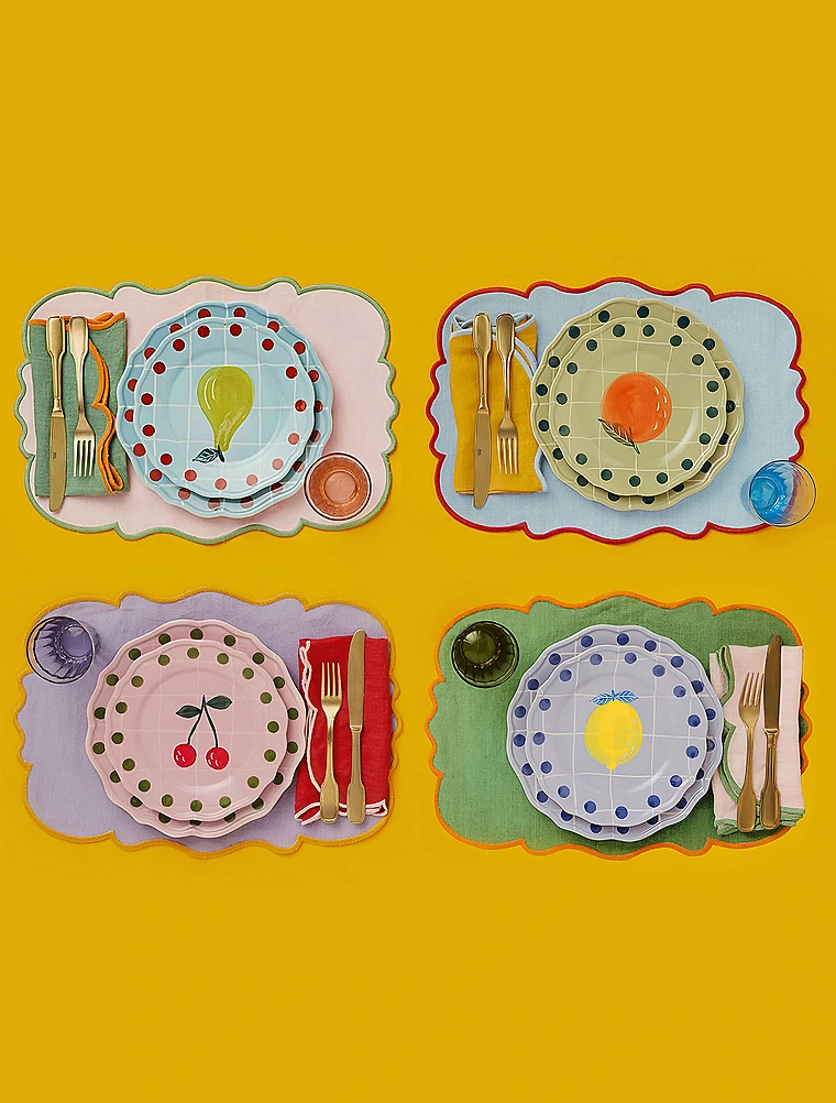 Закусочная тарелка Quadri, 22,5 см от Bitossi Home